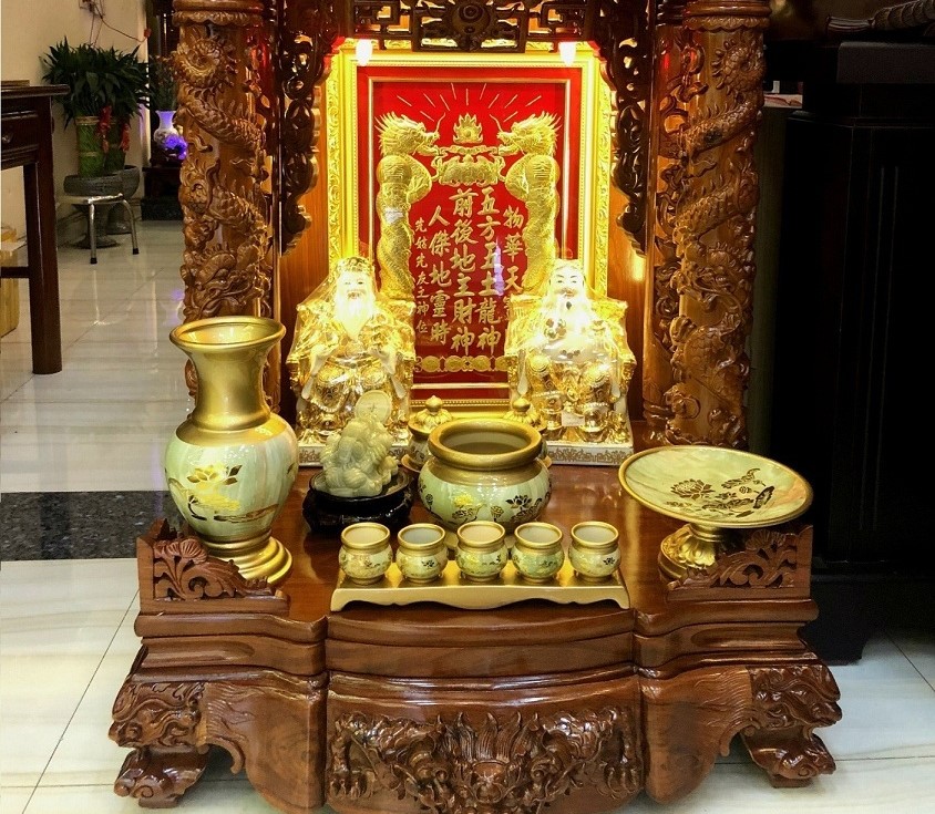 Ảnh Lập ban thờ Thần Tài và những lưu ý Cần Thiết