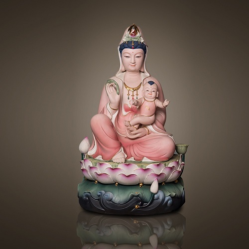 Ảnh Ý nghĩa Thờ tượng Quan Âm Tống Tử trong văn hóa tâm linh người Việt