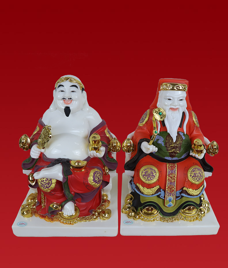 Ảnh Cách khai quang điểm nhãn cho tượng thần tài thổ địa