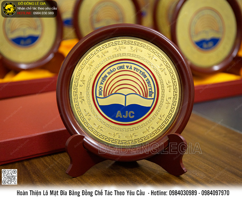 Hoàn Thiện Lô Mặt Đĩa Bằng Đồng Chế Tác Theo Yêu Cầu