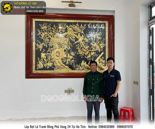 Dự án tranh đồng mạ vàng cho khách Hà Tĩnh