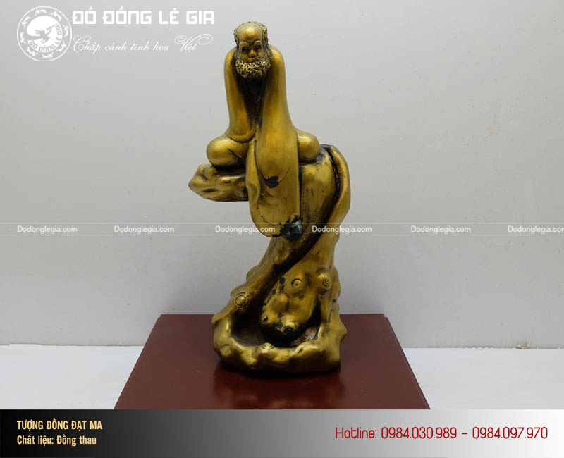 Tượng Đạt Ma Sư Tổ bằng đồng